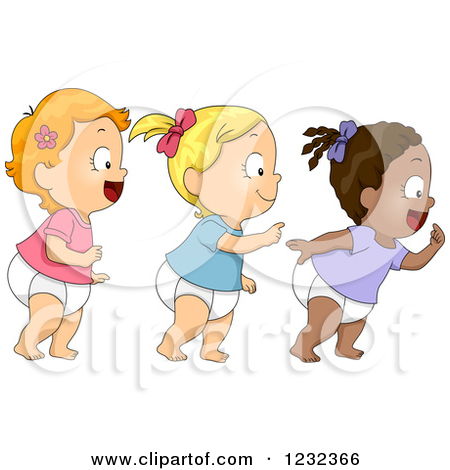 Royalty Free  Rf  Illustrations   Clipart Of Toddlers  2