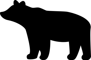 Standing Bear Silhouette 50 Bear Silhouette Png