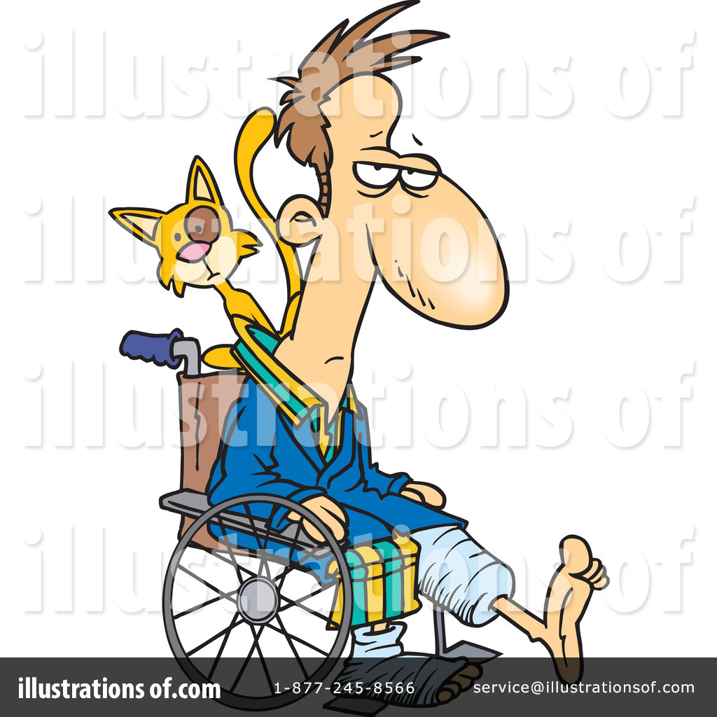 Wheelchair Clipart  441114 By Ron Leishman   Royalty Free  Rf  Stock    