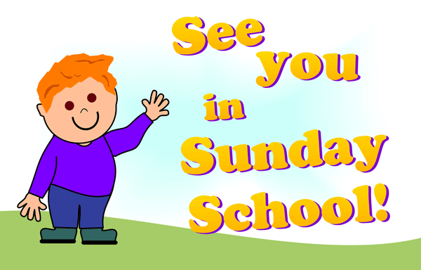 You In Sunday School   Small Boy    Free Christian Clip Art Graphic