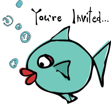 You Re Invited Fishy Clipart