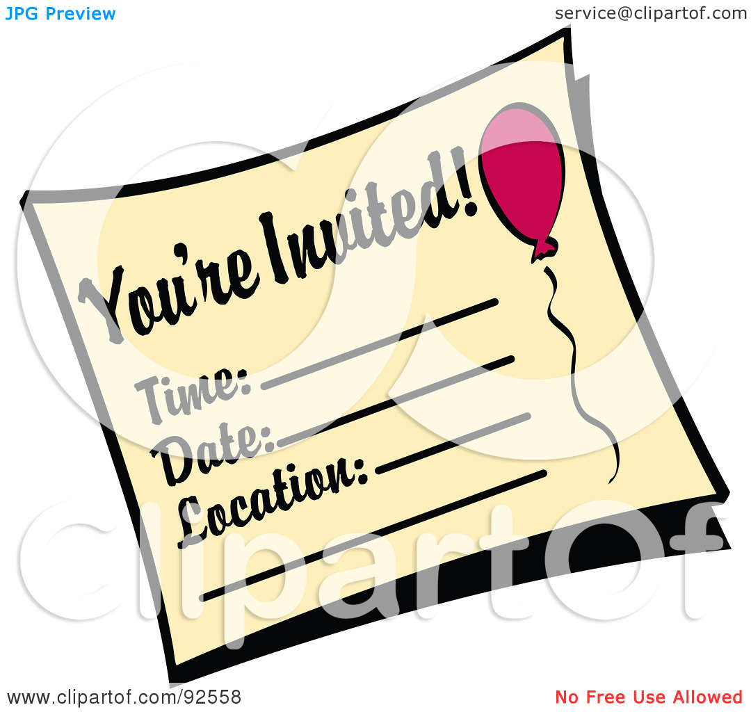 Youre Invited Clipart Clipart Info