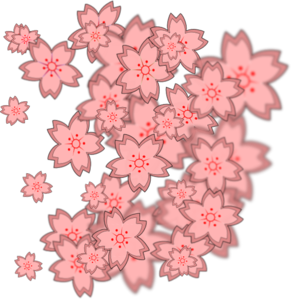 Asian Flower Design Clip Art At Clker Com   Vector Clip Art Online