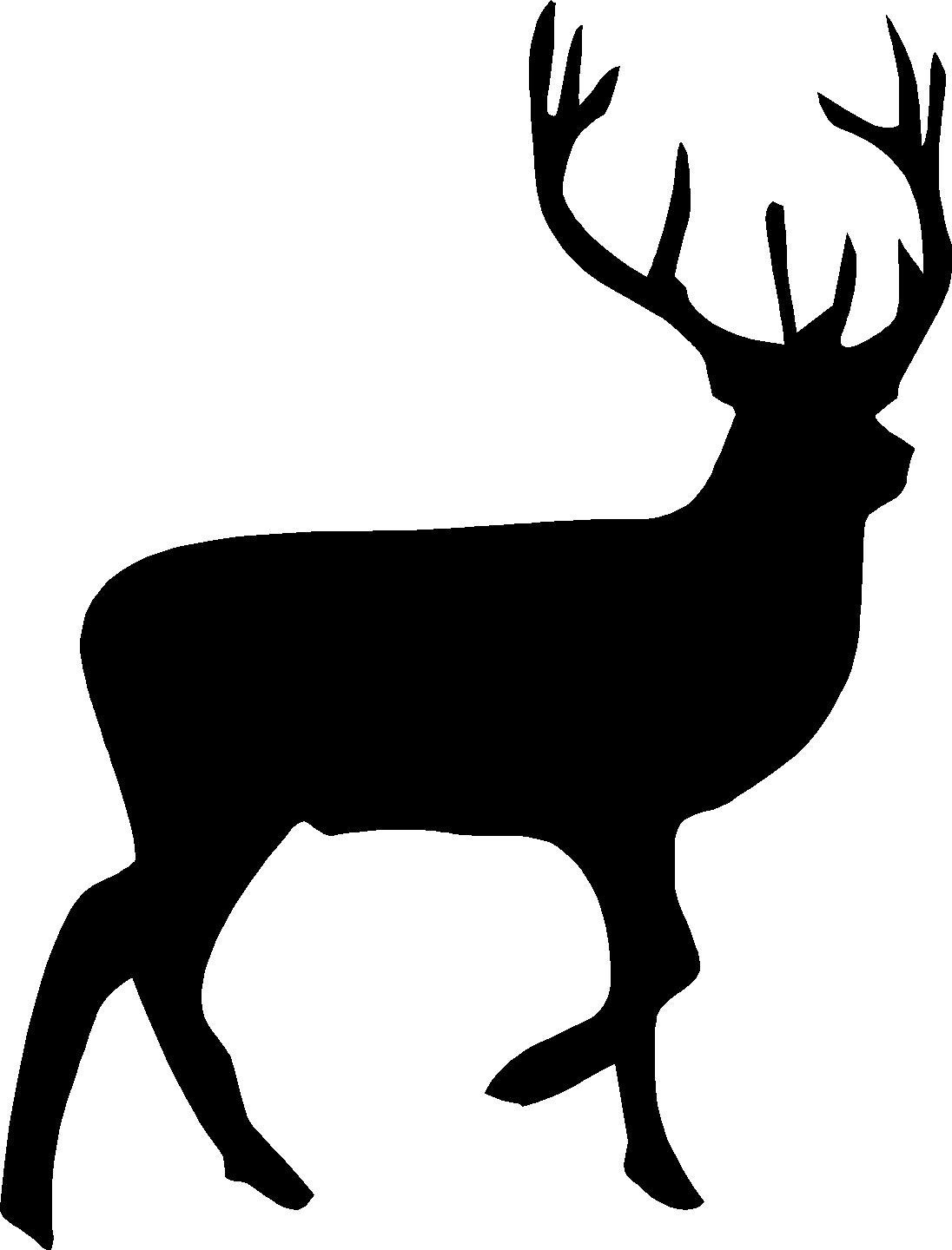 Baby Deer Silhouette Clip Art Buck Clipart Buck Jpg
