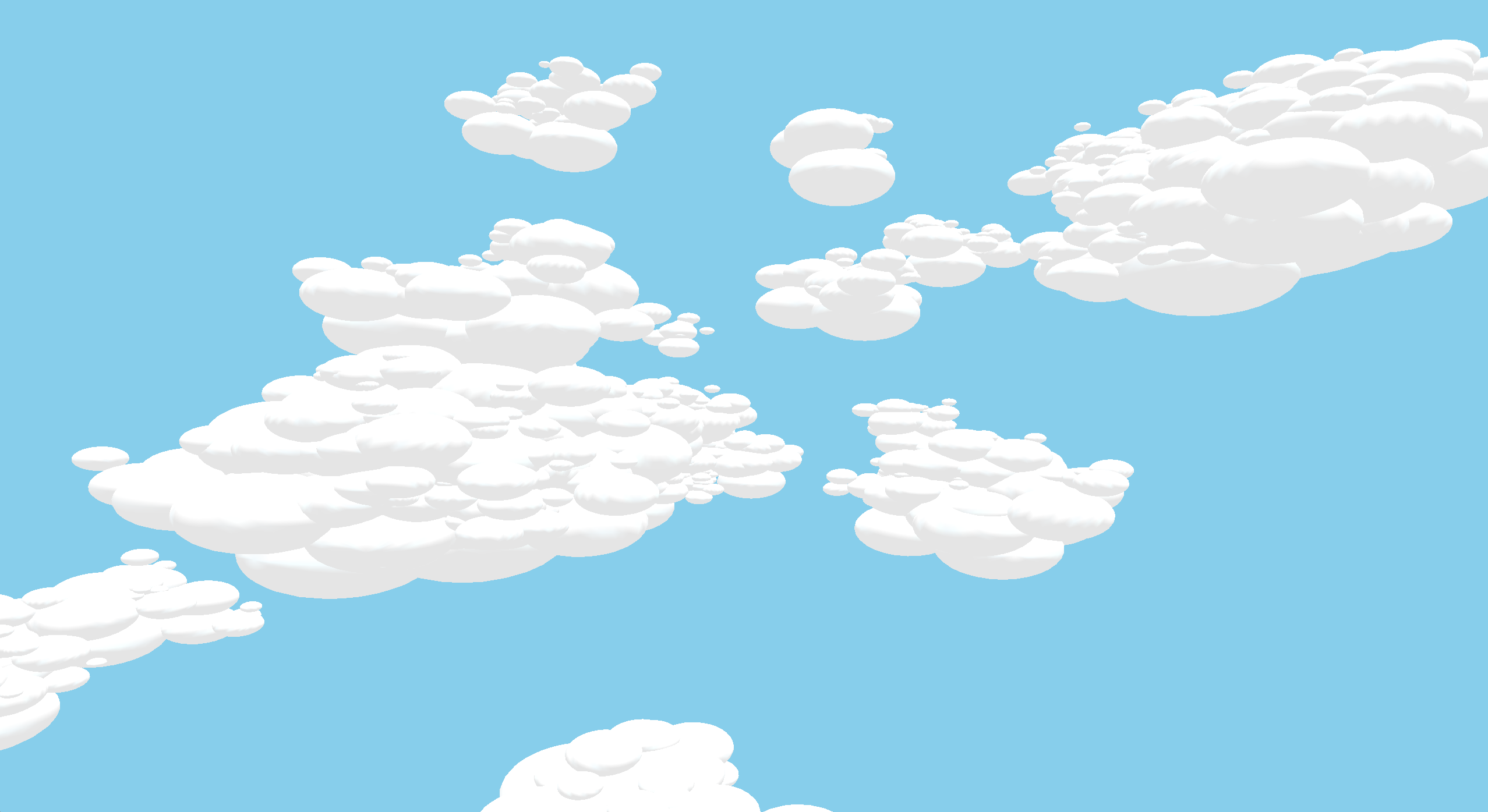 Cartoon Style Volumetric Clouds   Computergraphics