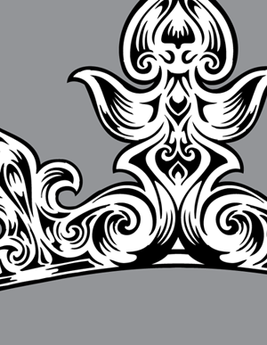 Clipart Elements  These Vector Crown Tattoo Graphics And Tiara Clipart    