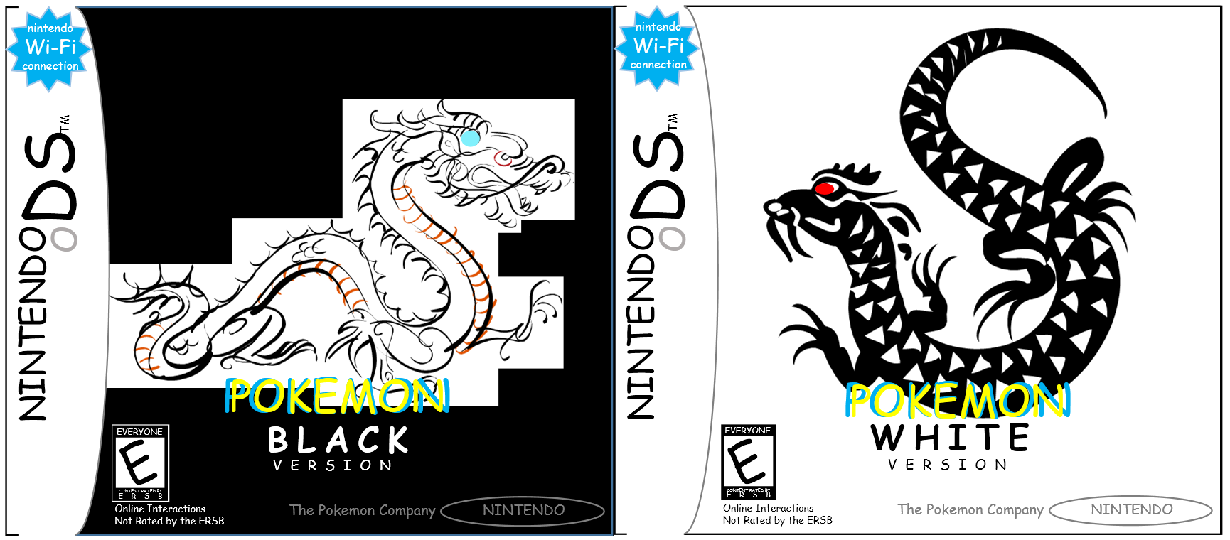Pokemon Black And White Box Art Clip Art And Comic Sans Style   I    
