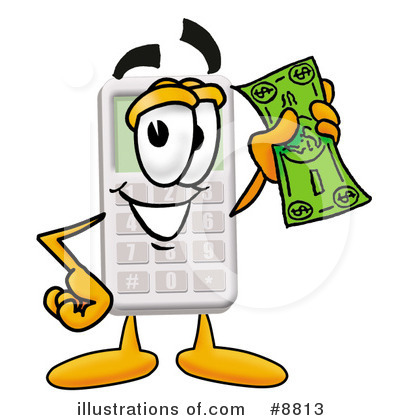Royalty Free  Rf  Calculator Clipart Illustration By Toons4biz   Stock