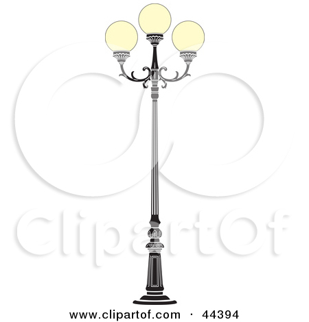 Royalty Free  Rf  Clipart Illustration Of A Red Street Light By John