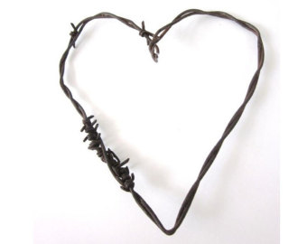 Rustic Heart Clipart Barbed Wire Heart   Rustic