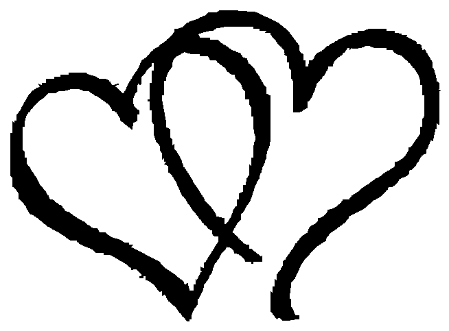 Rustic Heart Clipart Black And White   Clipart Best