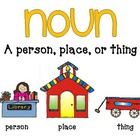 Simple Noun Anchor Chart To Hang In Your Classroom Clipart Is Dj