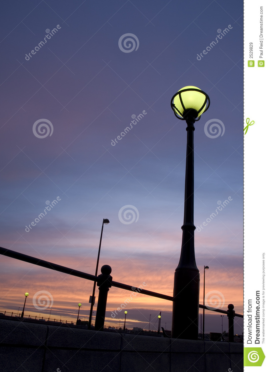 Street Lamp At Sunset Royalty Free Stock Images   Image  2529829
