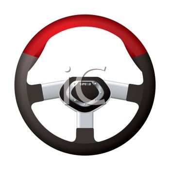 This Steering Wheel For An Exotic Sports Car Clipart Image Can Be    
