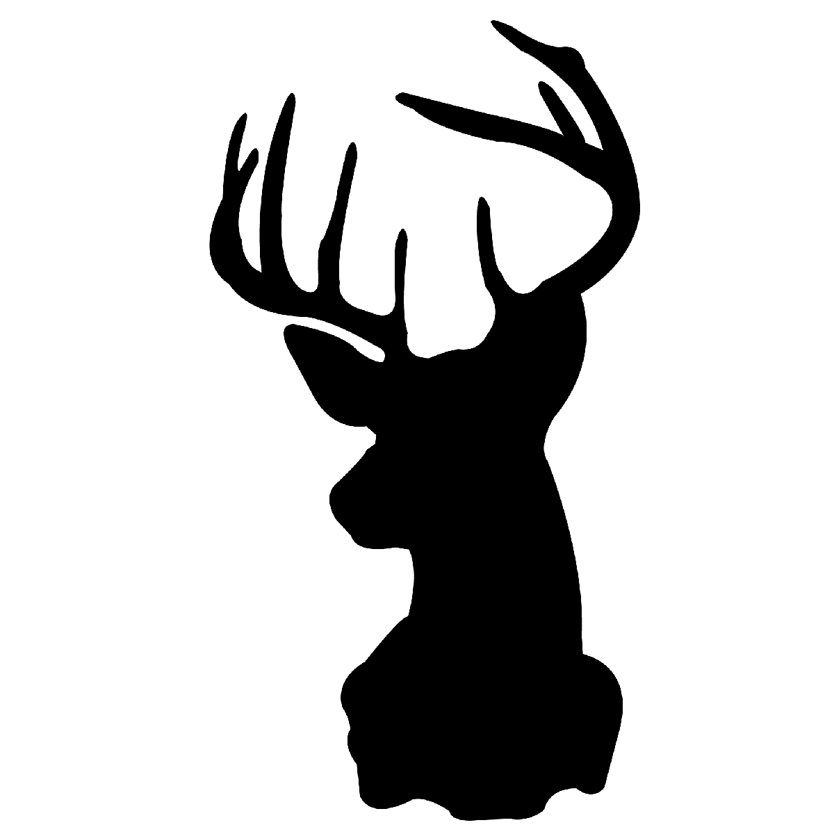 10 Deer Head Silhouette Vector Free Cliparts That You Can Download To