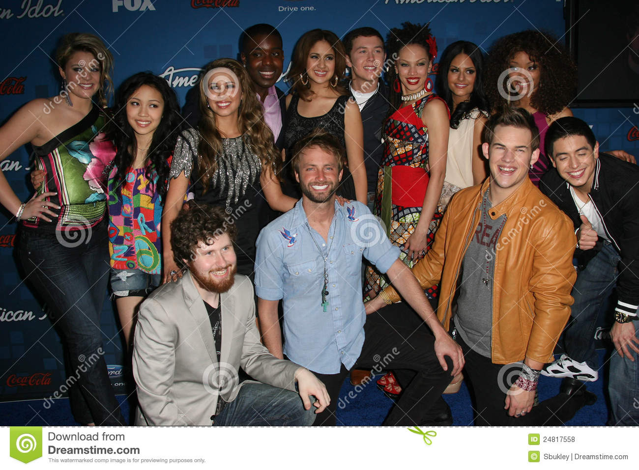 American Idol Finalists At The American Idol Season 10 Top 13    