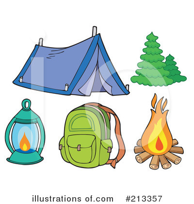 Campsite Clipart  Rf  Camping Clipart