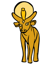 Idol Clipart Golden Calf C Gif