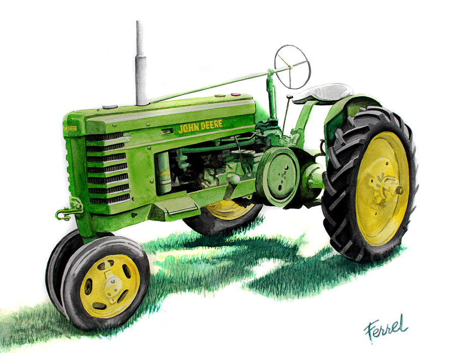 John Deere Tractor By Ferrel Cordle