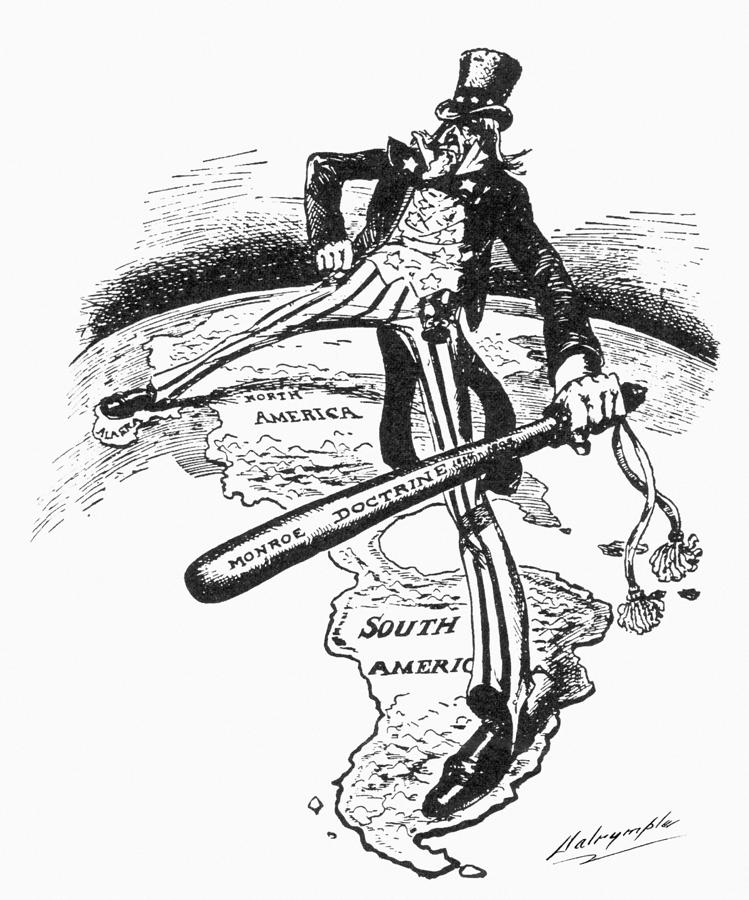 Monroe Doctrine Cartoon Photograph