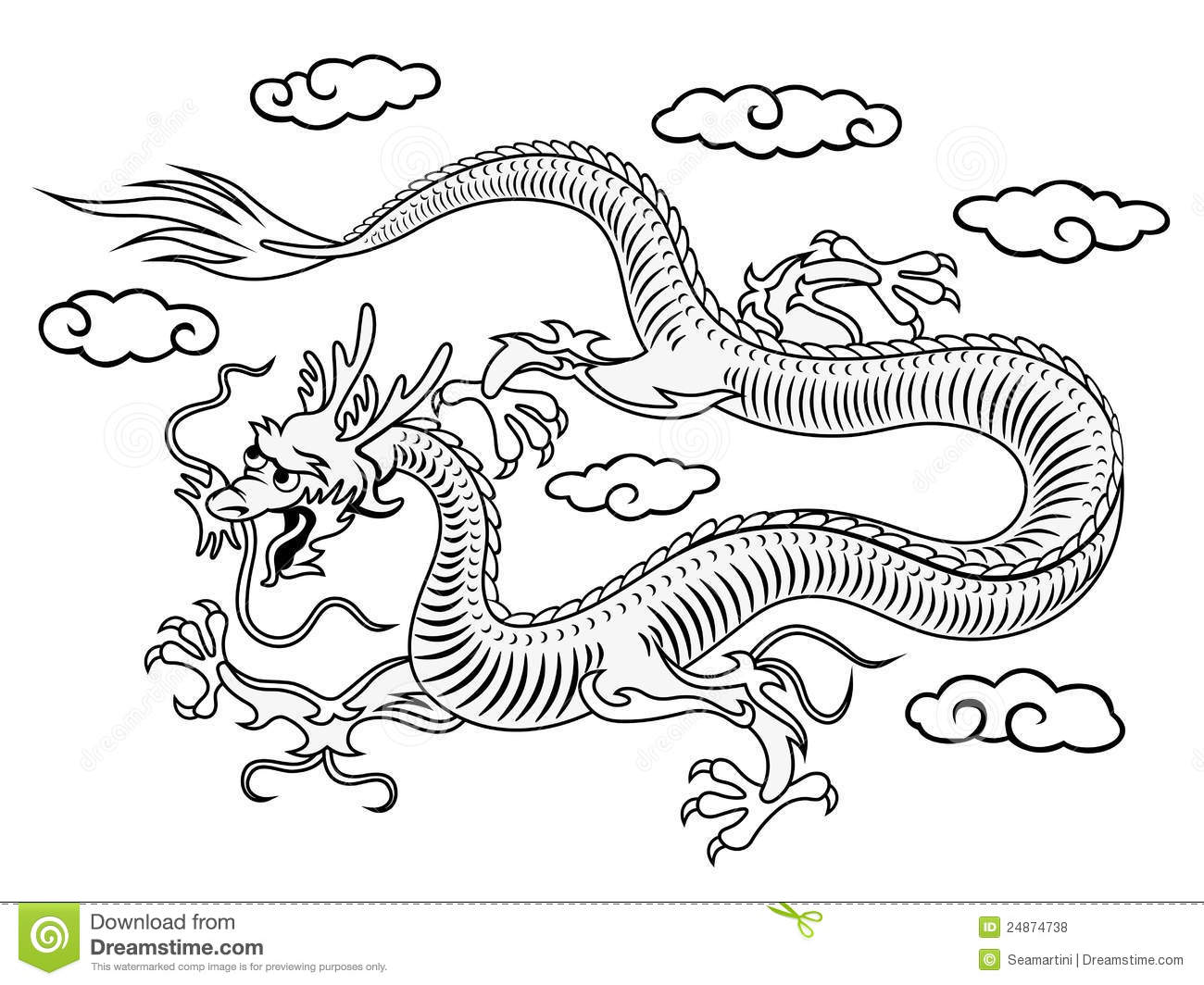 Oriental Dragon Royalty Free Stock Photos   Image  24874738