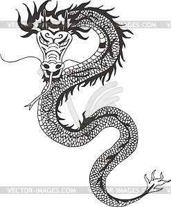 Oriental Dragon Vector Clipart Clip Art Esp Pictures