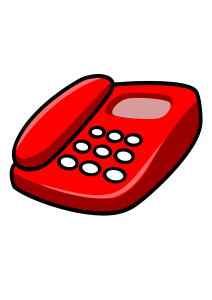 Red Telephone Mimooh 01 Clipart Vector Clip Art Online Royalty Free