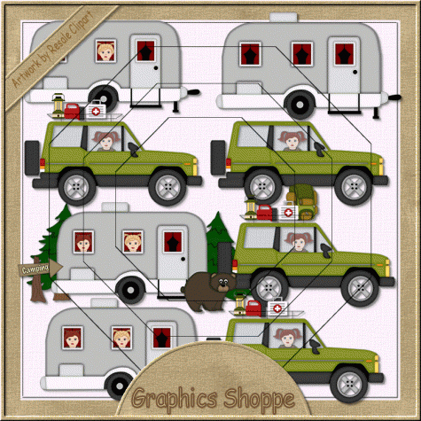     Resale Clipart    Camping Fun 2 Clip Art Graphics By Resale Clipart