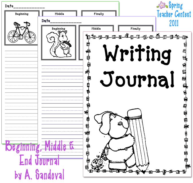 Sandoval Made A Great Journal For Students To Practice Writing