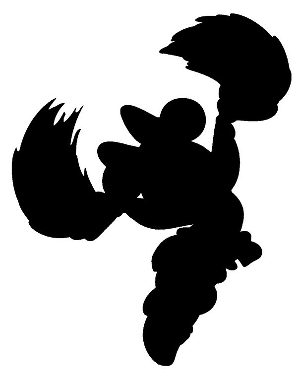 Disney Character Silhouette Clip Art Character Silhouette   The