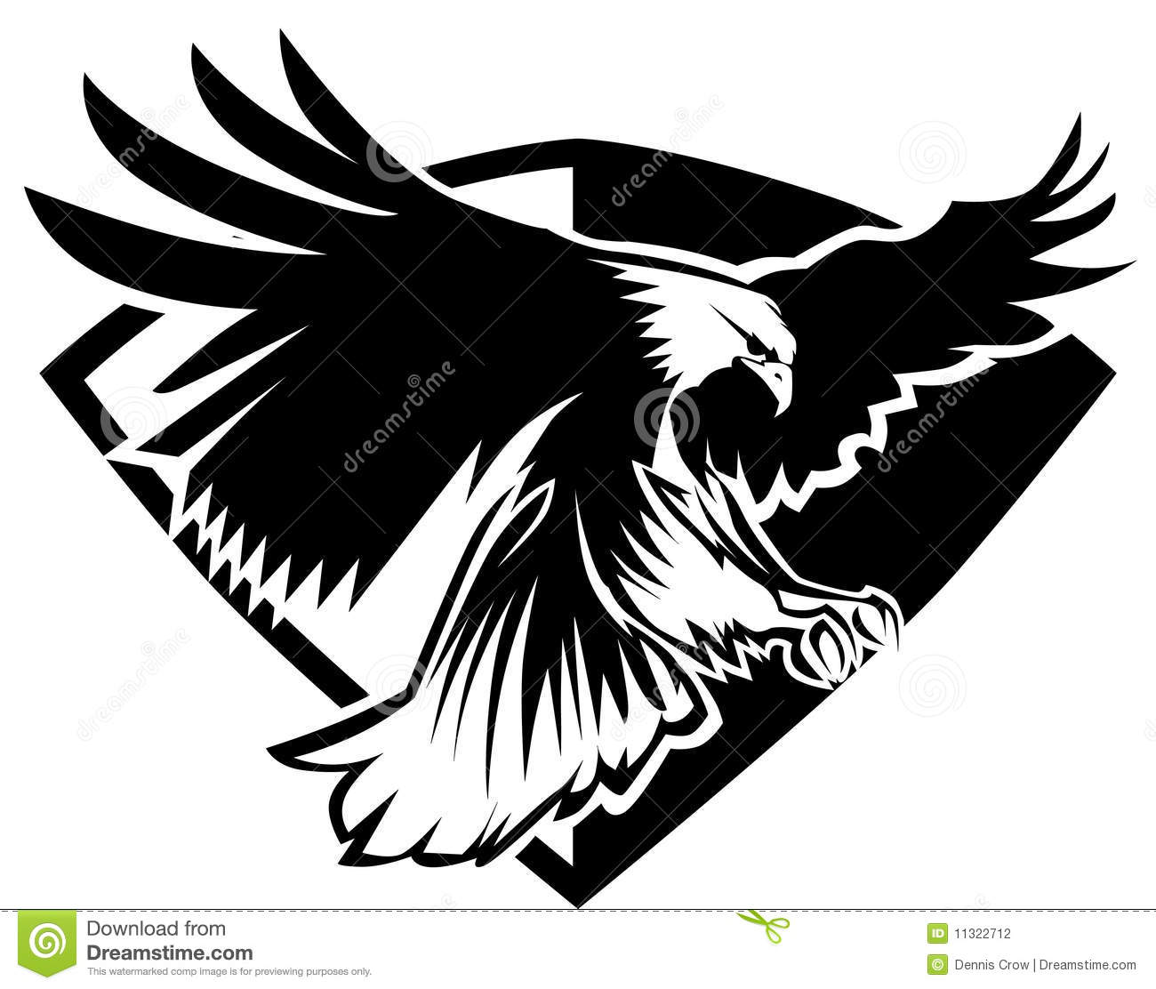 Eagle Badge Mascot Vector Logo Stock Photography   Image  11322712