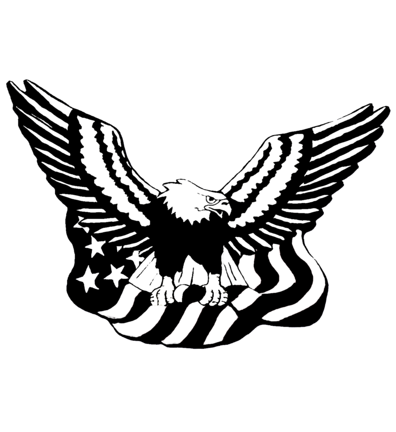 Eagle   Flag Logo Personalized Koozies