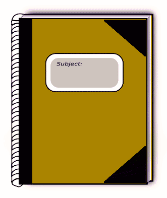 Free Notebook Clipart   Public Domain Notebook Clip Art Images And