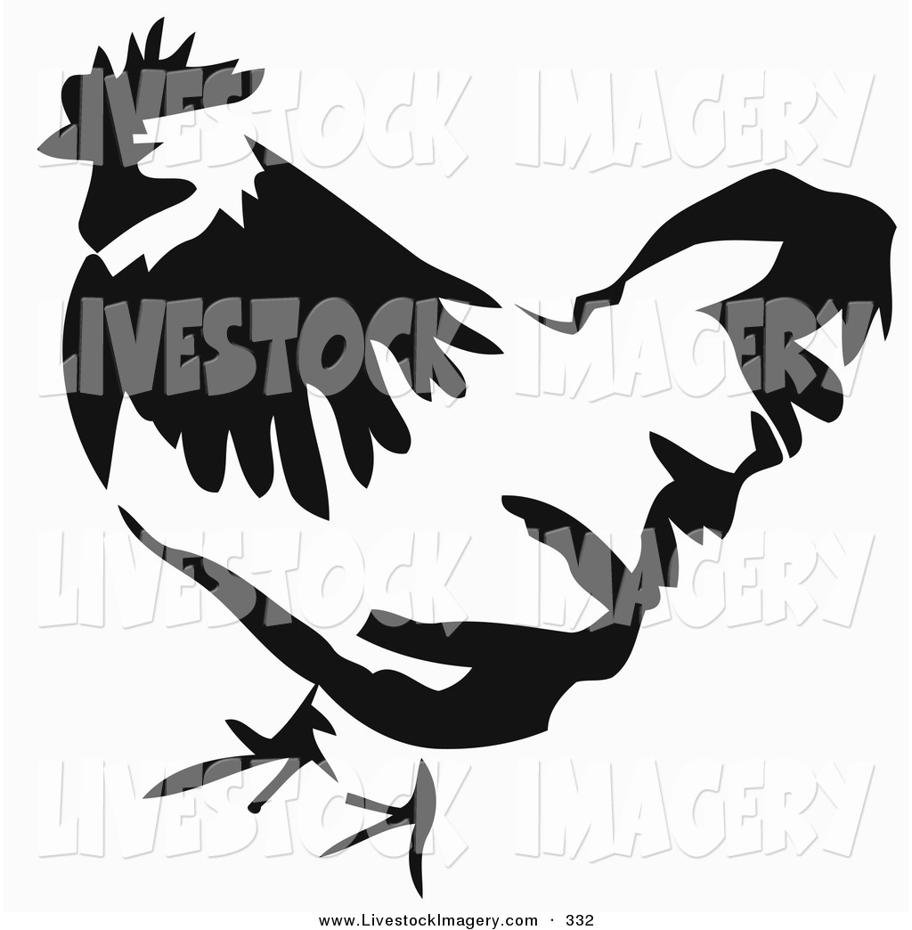Fried Chicken Clipart Black And White Black And Whit Fried Chicken