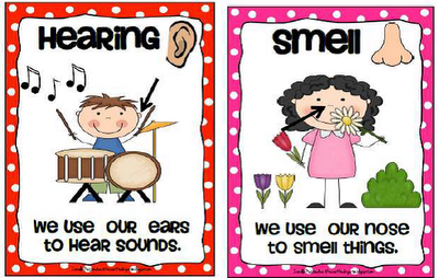Krazee 4 Kindergarten  5 Senses Poster Set  Free Download