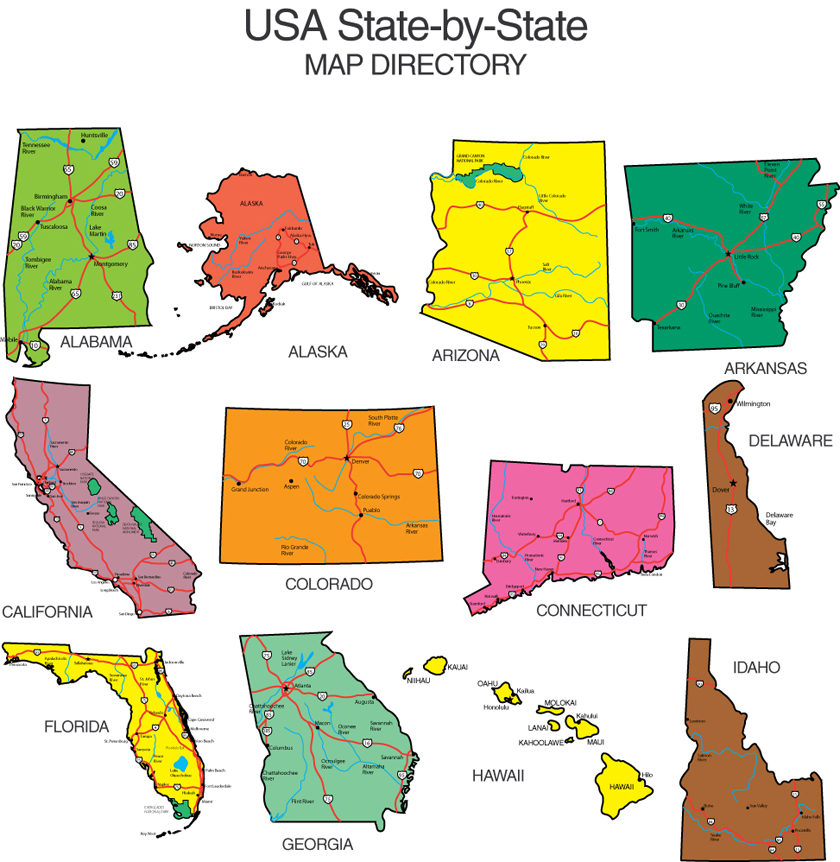Maps   Editable Clip Art Powerpoint Maps  Us State And Country Maps