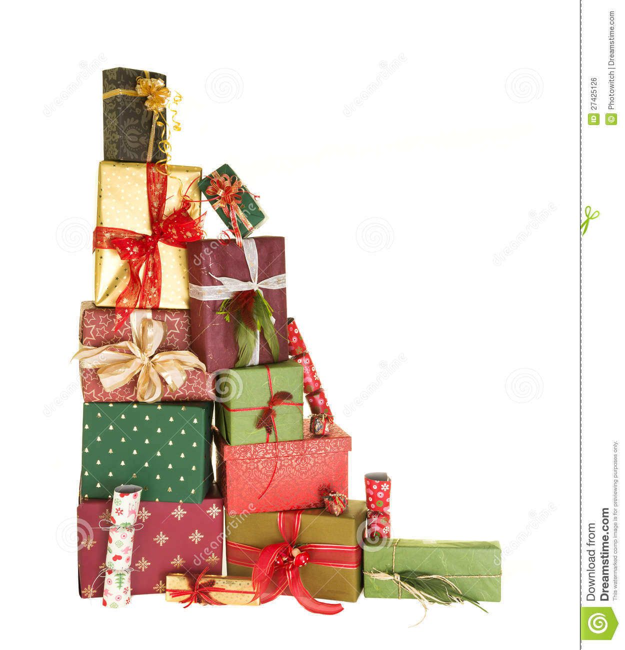 Pile Of Christmas Presents Clipart Stack Of Christmas Presents Royalty