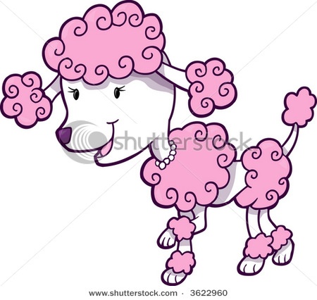 Pink Poodle Clip Art
