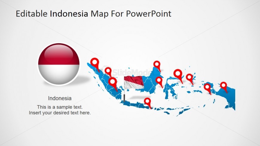 Return To Editable Indonesia Powerpoint Map