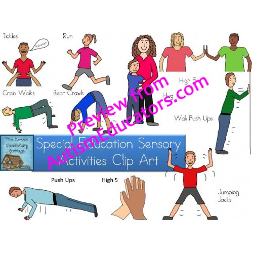 Sensory Activities Clip Art