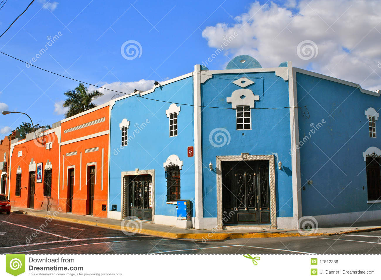 Street Corner Merida Mexico