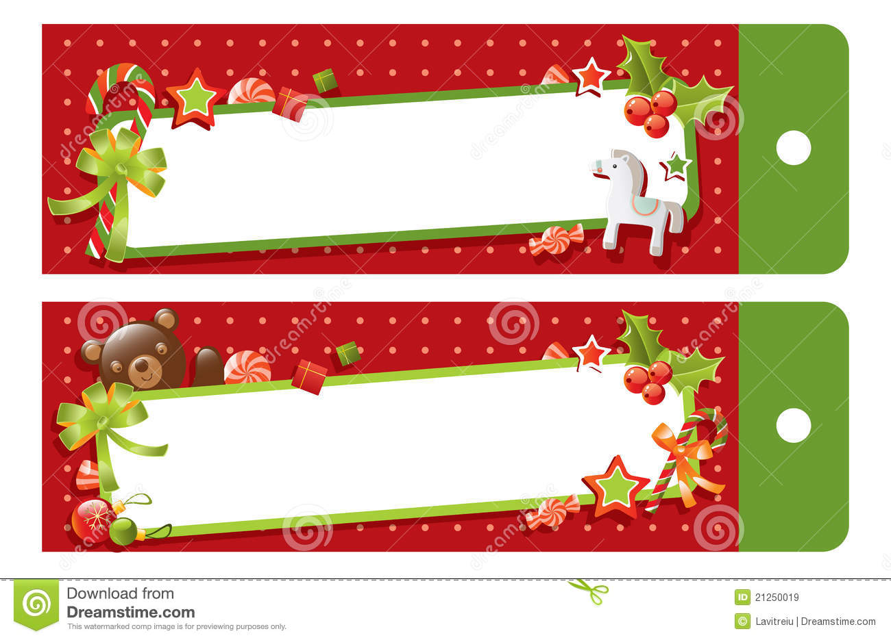Christmas Gift Tag Royalty Free Stock Images   Image  21250019