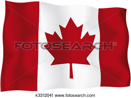 Clipart   Canada   Canadian Flag  Fotosearch   Search Clip Art