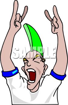 Excited Person Clip Art To Music Clipart