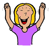 Excited Person Clipart