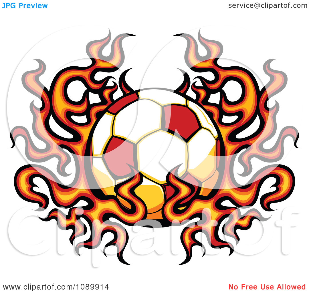 Flaming Soccer Ball Clip Art   Clipart Panda   Free Clipart Images