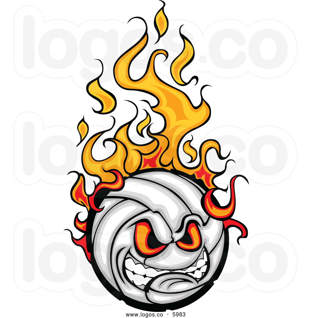 Flaming Volleyball Clipart   Clipart Panda Free Clipart Images