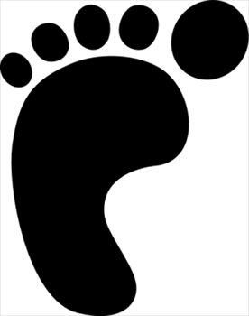 Free Left Foot Print Clipart   Free Clipart Graphics Images And