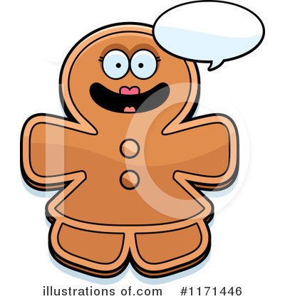 Gingerbread Woman Clipart  1171446 By Cory Thoman   Royalty Free  Rf