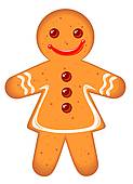 Gingerbread Woman Clipart Gingerbread Woman   Clipart